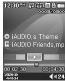 COWON IAUDIO F2 - - Ajouter des plages à la liste DPL. - 1