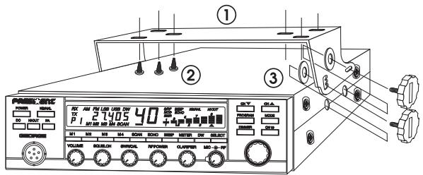 PRESIDENT GEORGE - 1) WAAR EN HOE UW CB RADIO TE MONTEREN: - 2