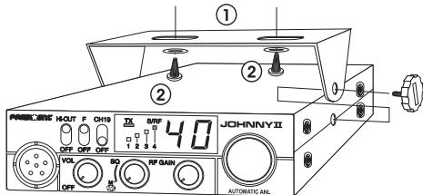 PRESIDENT JOHNNY II - 1) MONTAGE IM AUTO: DER OPTIMALE PLATZ: - 1