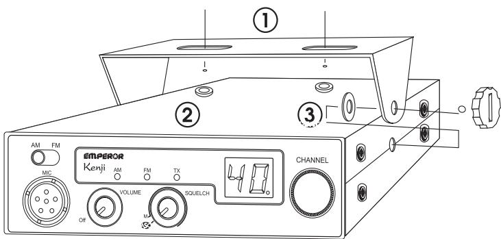 PRESIDENT KENJI - 1) WHERE AND HOW TO MOUNT YOUR MOBILE CB RADIO - 1