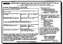 ECHO CS-3400 TYPE 1E - CARTE de garantie - 2