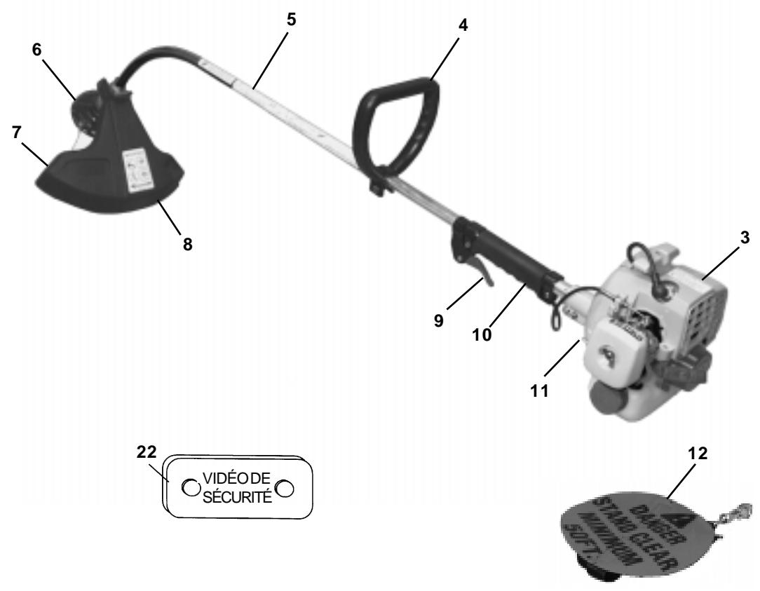ECHO GT-2000 TYPE 1E - LISTE Des PIECES - 11