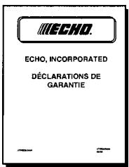ECHO GT-2400 TYPE 1E - LISTE Des PIECES - 3