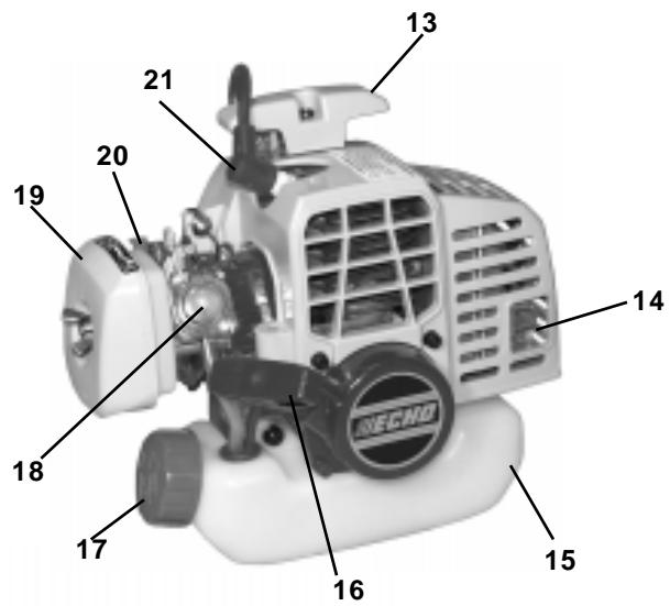 ECHO GT-2400 TYPE 1E - LISTE Des PIECES - 10