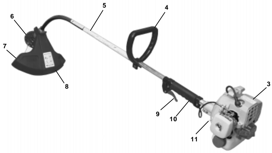 ECHO GT-2400 TYPE 1E - LISTE Des PIECES - 11