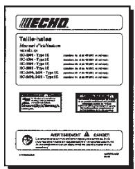 ECHO HC-1500 TYPE 1E - Modèles antipollution - 5