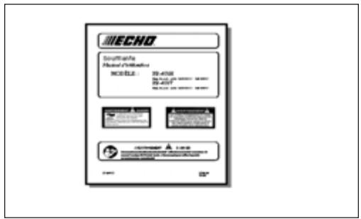 ECHO PB-413T - LE MANUEL D’UTILISATION - 1