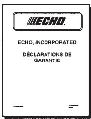 ECHO PB-413T - PB-413H - 2