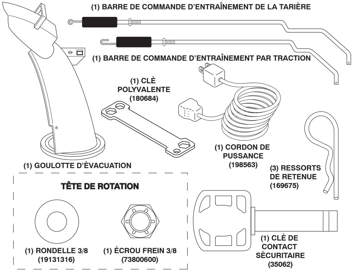 POULAN PRO 961980025 - Les pièces ont été emballées à PART dans le CARTON - 1