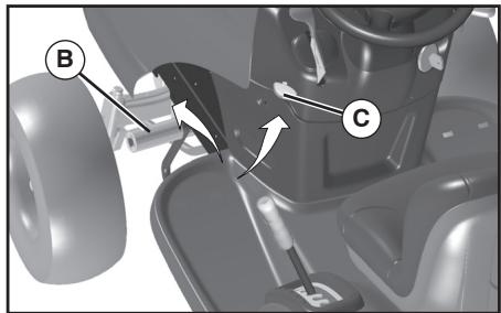 POULAN PRO PB195H46YT - TO SET PARKING BRAKE (See Fig. 4) - 1