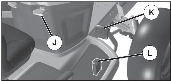 POULAN PRO PB23H48YT - COMMENT UTILISER LE RÉGULATEUR DE VITESSE (J) (Voir la Fig. 7) - 1