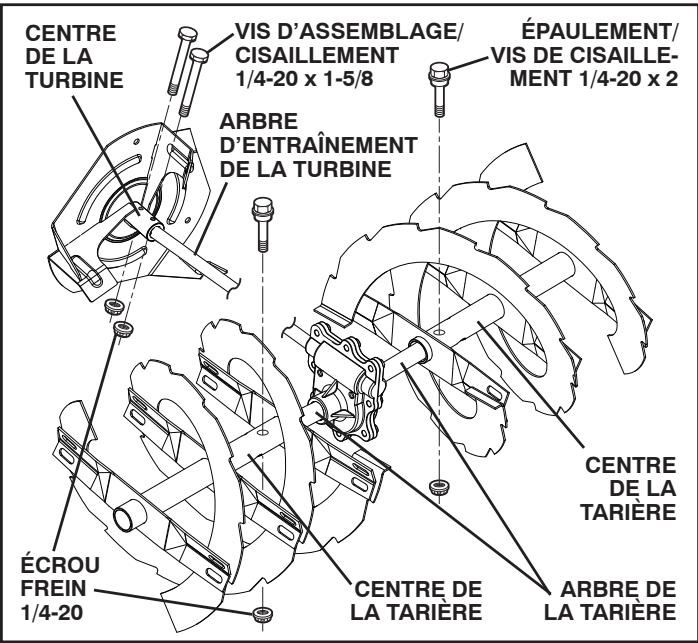POULAN PRO PP291E30 - VIS DE CISAILLEMENT DE LA TURBINE - 1