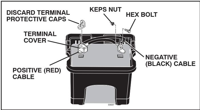 POULAN XT195H46YT - REPLACING BATTERY (See Fig. 30) - 2