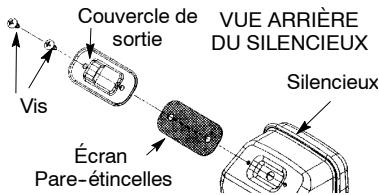 POULAN 2050 - NETTOYAGE DE L'ECRAN DU PARE-ETINCELLES - 2