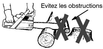 POULAN 2555 - Évitez les rétraction: - 2