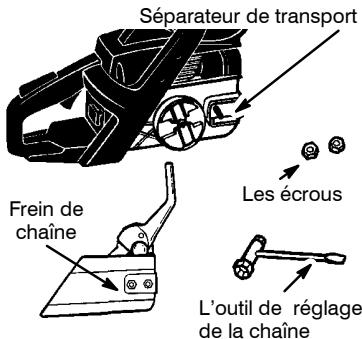 POULAN 2555 - INSTALLATION DE LA BARRE ET LA CHAINE (Si elles n'ont pas ete déjà installées) - 1
