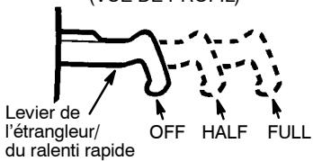 POULAN 2555 - DEMARRAGE D'UN MOTEUR FROID (ou d'un moteur après épuissement du carburant) - 2