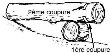 POULAN 3750 - COMMENT TRONÇONNAGE UTILISANT UN RONDIN OU UN CHEVALET - 1
