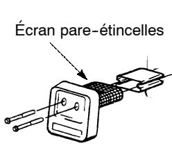 POULAN 3750 - SILENCIEUX ET ÉCRAN DU PARE-ETINCELLES - 1