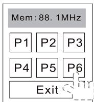 ZENEC ZE-MC2000 - MEMORISATION MANUELLE DES STATIONS - 1