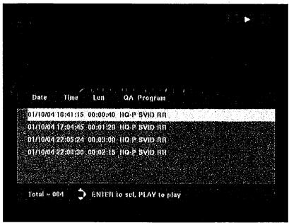 DIGITEK DVR-80PH - Lecture d'un programme de HDD - 1