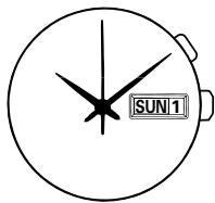 SEIKO 5M45 - - Pour visser le remontoir: - 10