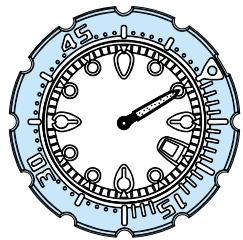 SEIKO 8F35 - BAGUE rotative - 1