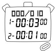 SEIKO S052 - - Ex.: Match de boxe (10 rounds de 3 minutes chacun et une minute d'intervalle) - 6
