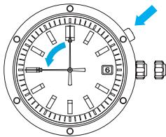 SEIKO 6A32 ANALOG QUARTZ - Bouton - 2