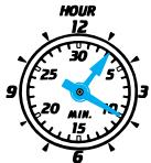 SEIKO 9T82 KINETIC - Ex.) quand laiguille des minutes du CHRONO indique "10": - 1