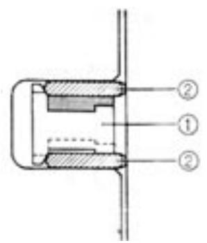 GAS GAS EC FSE 400 - Couvercle du ROTOR de l'alternateur - 7