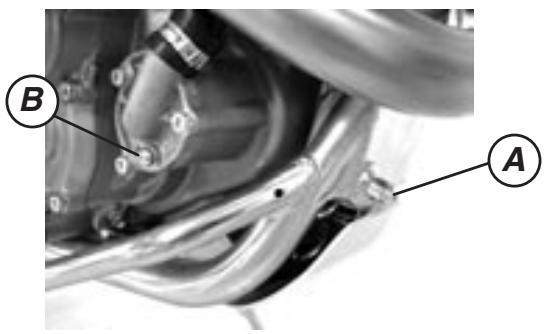 GAS GAS EC FSE 400 - Dépose du moteur - 4