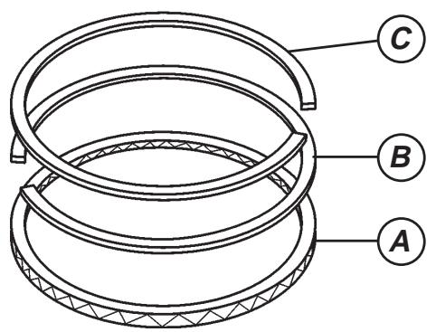 GAS GAS EC FSE 400 - Couvercle du ROTOR de l'alternateur - 4