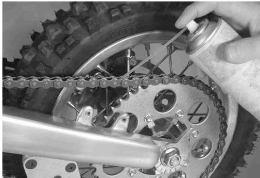 GAS GAS MC65 - Lubrification de la chaine - 1