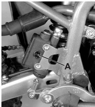 GAS GAS MC65 - Liquide du frein arriere - Vérification - 1