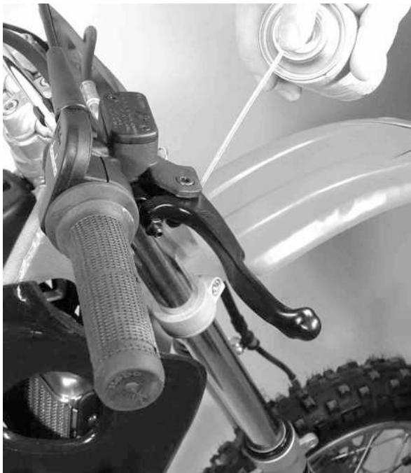 GAS GAS MC65 - Lubrification des manettes - 2