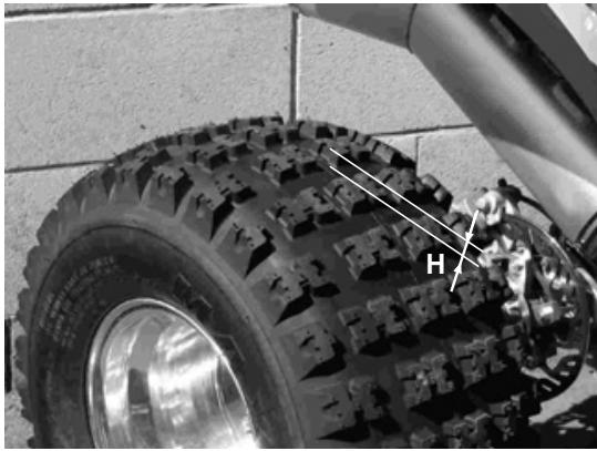 GAS GAS WILD HP 450 - Limite d'usure des pneumatiques : - 1