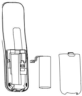SWITEL DC 561 FLEXO,  DC 562 FLEXO,  DCT 561 FLEXO,  DCT 5672 FLEXO - Inserire l'accumulatore ricaricabile - 1