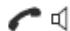SWITEL DC 6322 COMBO - Activating/deactivating hands free mode - 1