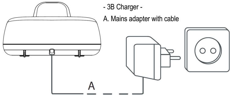 SWITEL DC 6322 COMBO - Handset charger - 1