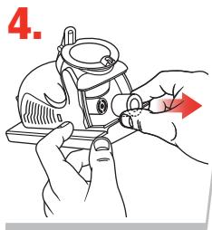 DRILL DOCTOR 350X - Inversión o sustitución de la muela de afilado adiamantada - 5