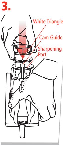 DRILL DOCTOR 350X - Tighten Chuck slightly. - 1