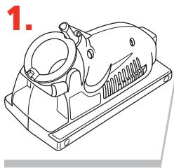 DRILL DOCTOR 350X - Inversion ou remplacement de la meule diamant - 1