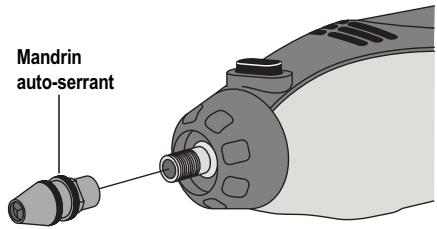 DREMEL 300 - Mandrin auto-serrant - 1