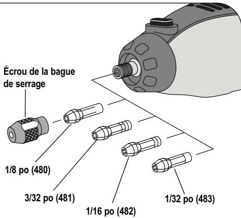DREMEL 300 - Bagues de serrage - 1