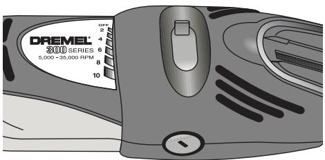 DREMEL 300 - Utilisez le réglage adapté. - 1