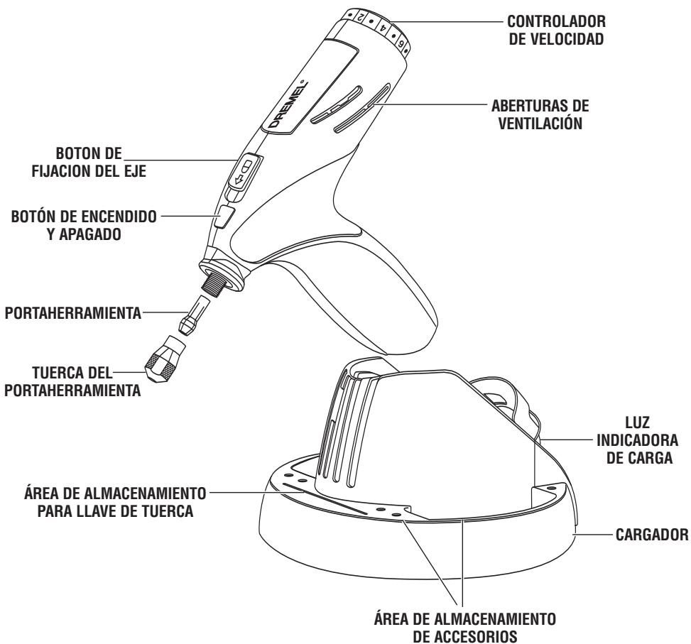 DREMEL 1100 - Herramienta giratoria sin cordon Stylus™ - 1