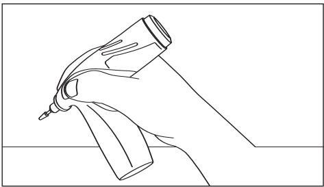DREMEL 1100 - Pencil grip - For best control of the Stylus, hold the tool like a pencil between your thumb and forefinger. - 3