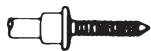DREMEL 1100 - Vástago de tornillo(PC) No. 402 - 1