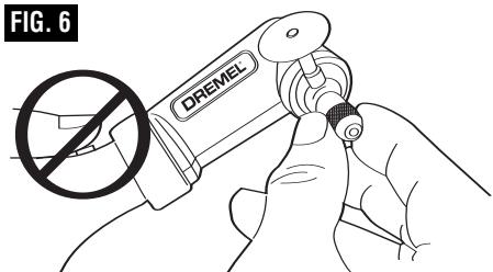 DREMEL 395T6 - WARNING - 6